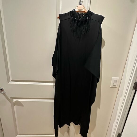 Christopher Kane Satin Fringe Dress - Picture 6 of 8